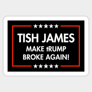 Tish James - Make tRUMP Broke Again Sticker